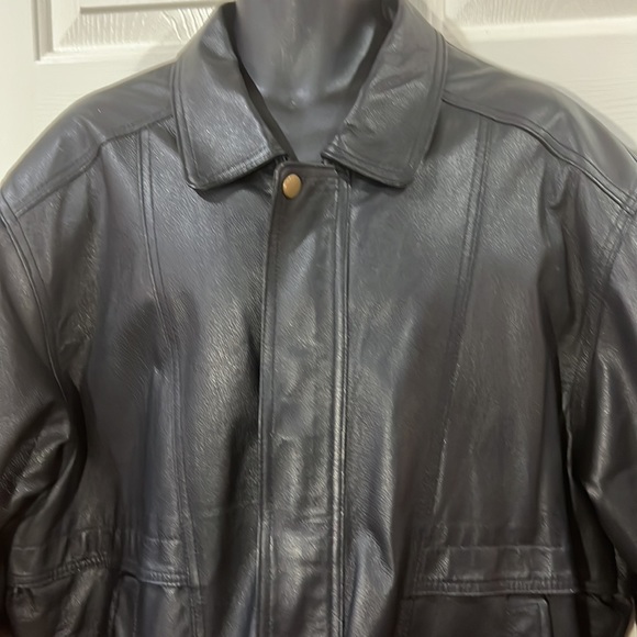 Cellini Men XL Black Leather jacket - Picture 9 of 13